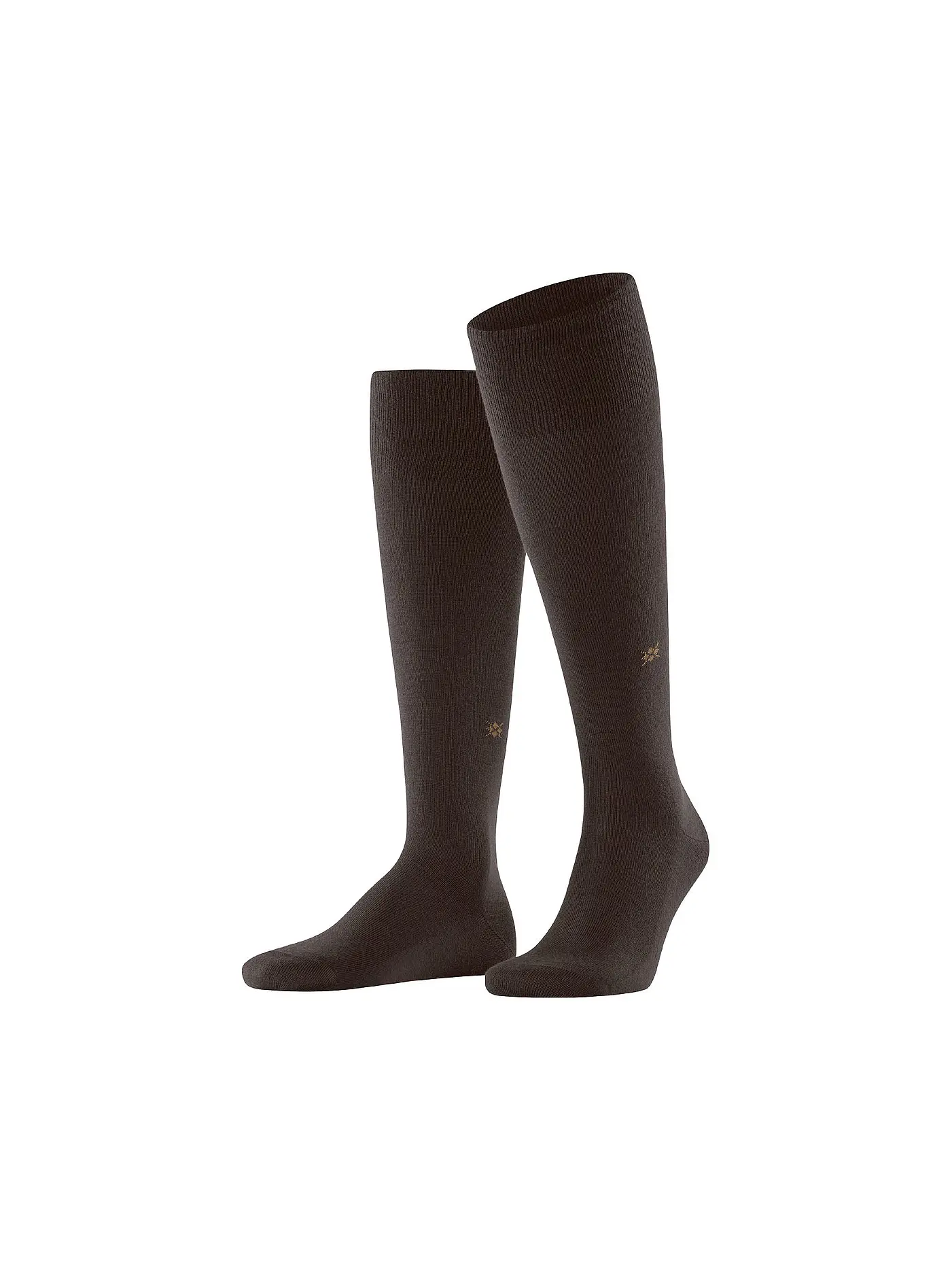 BURLINGTON | Herren Kniestrümpfe LEEDS 40-46 dark brown | 